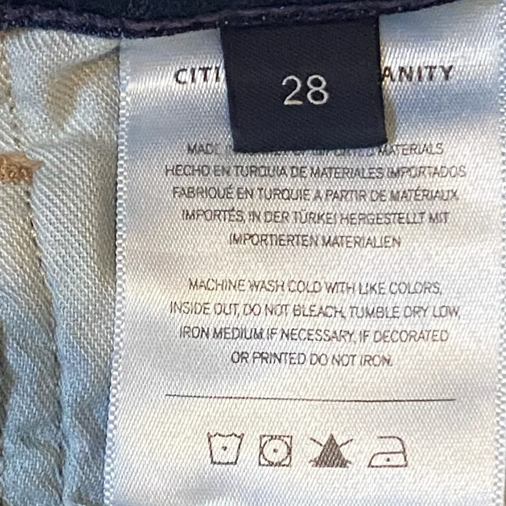 Citizens Of Humanity Medium Wash Isola Straight Leg Ankle Jeans Size 28